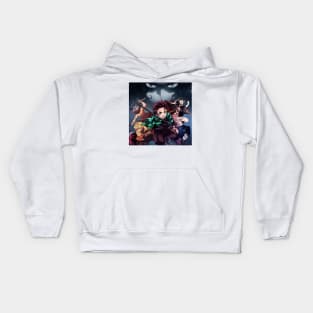 Kimetsu No Yaiba Anime Kids Hoodie